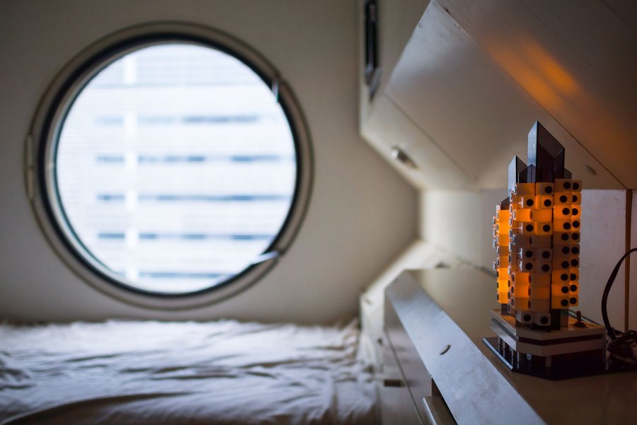 Башня Nakagin (Токио, Япония).