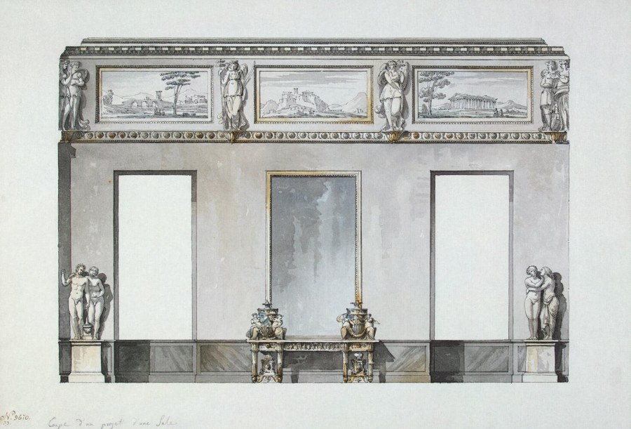 Джакомо Кваренги акварели