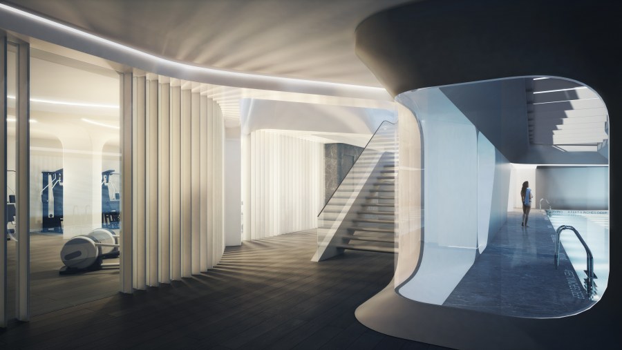 520 West 28th Street Zaha Hadid интерьер