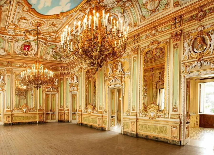 Стиль рококо во Франции 18 века бальный зал