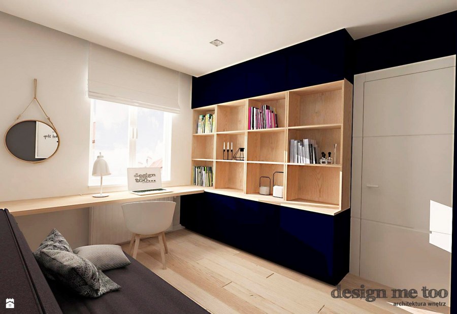 Мини кабинет в гостиной