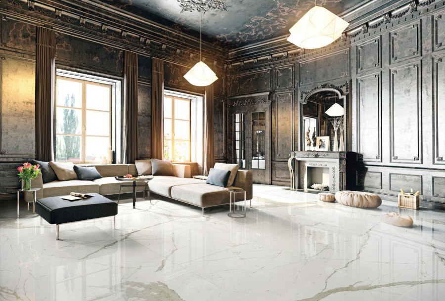 Крупноформатный керамогранит Calacatta
