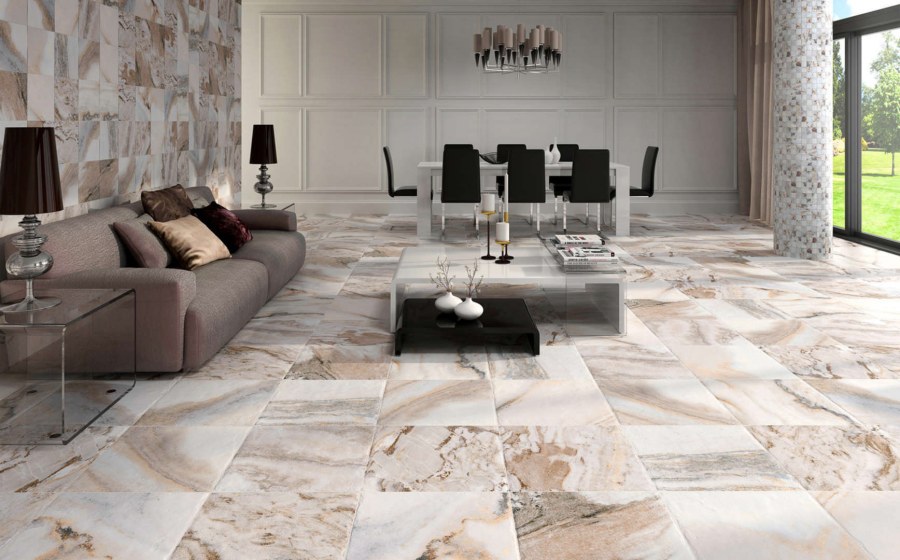 Керамогранит Supernova Calacata Gold 45x45 см 1.215 м2 цвет белый