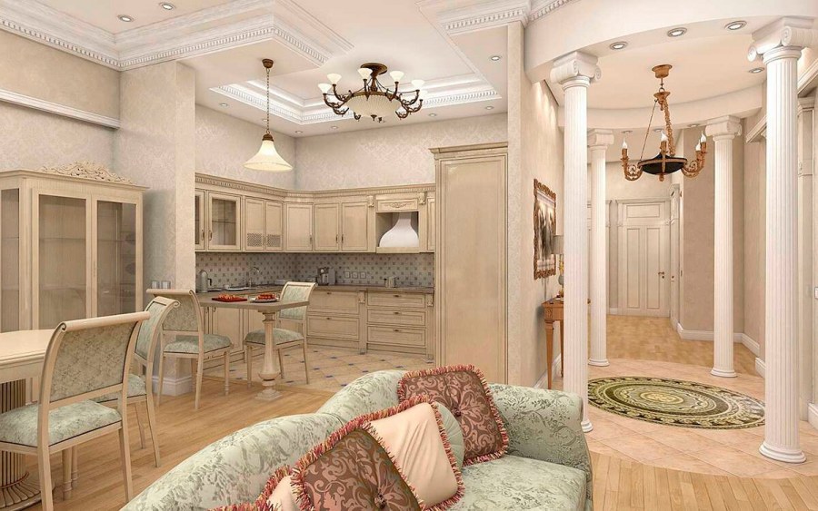 Греческий стиль в интерьере