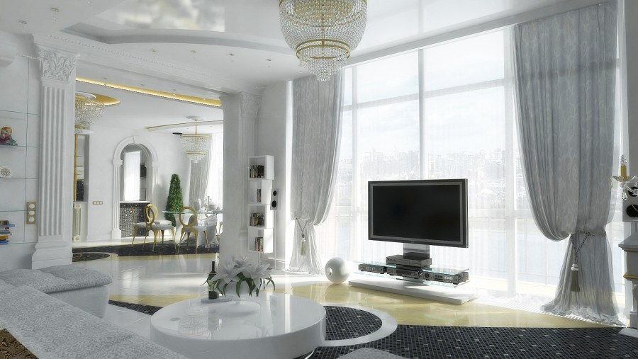 Античный стиль в интерьере