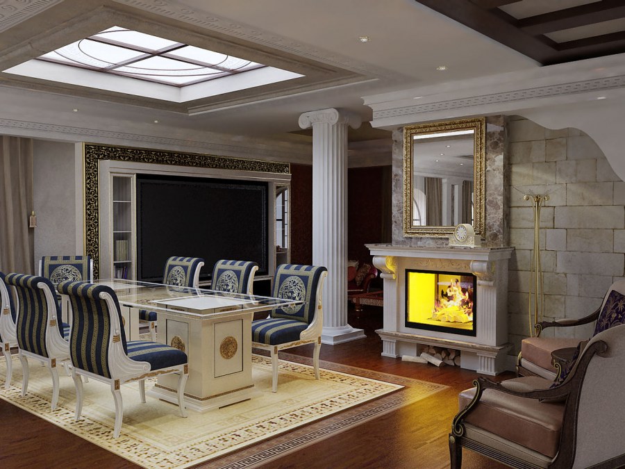Гостиная в римском стиле