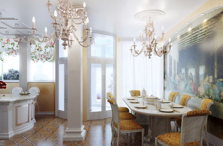 Стиль античность в интерьере