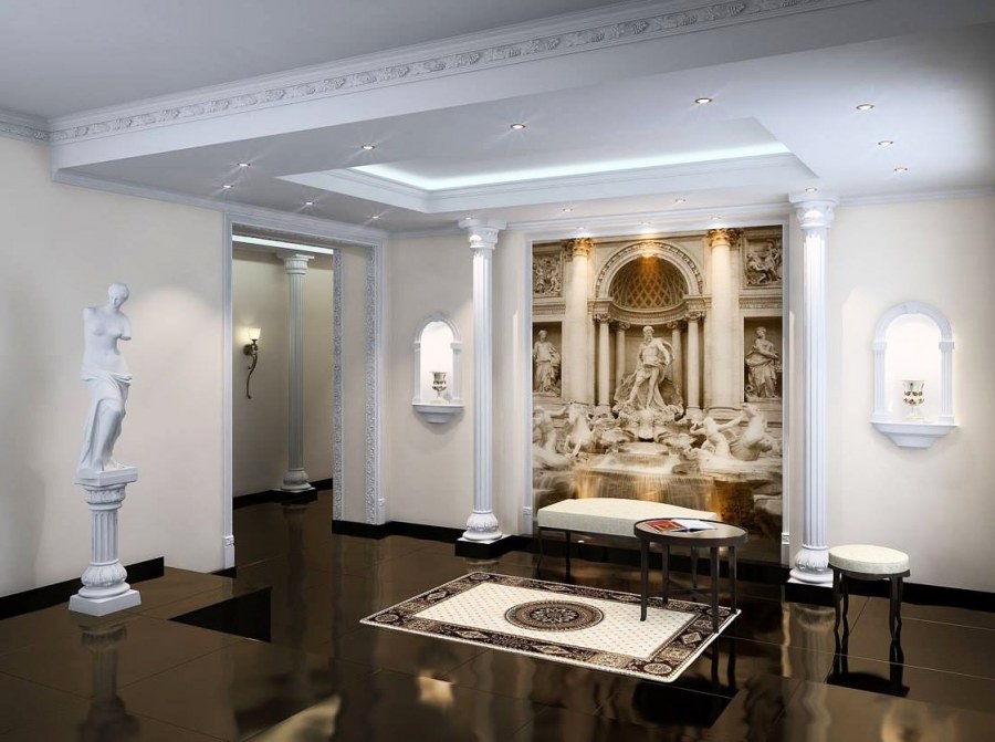 Древнегреческий стиль в интерьере