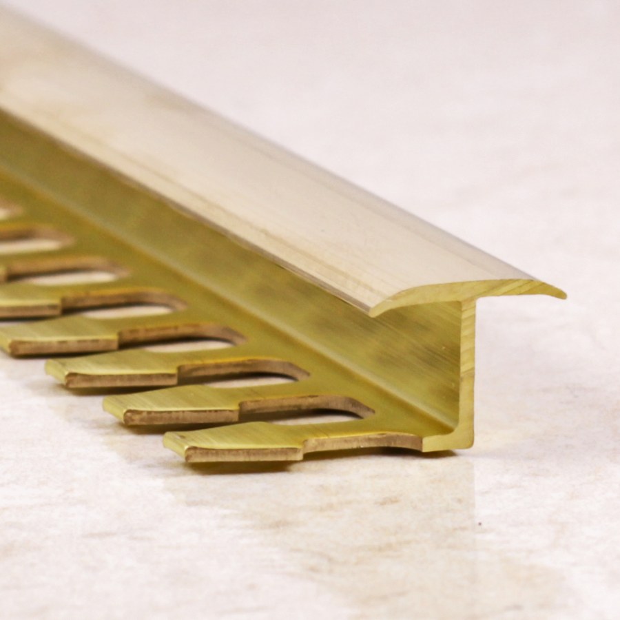 Т образный латунный профиль 5 мм для плитки