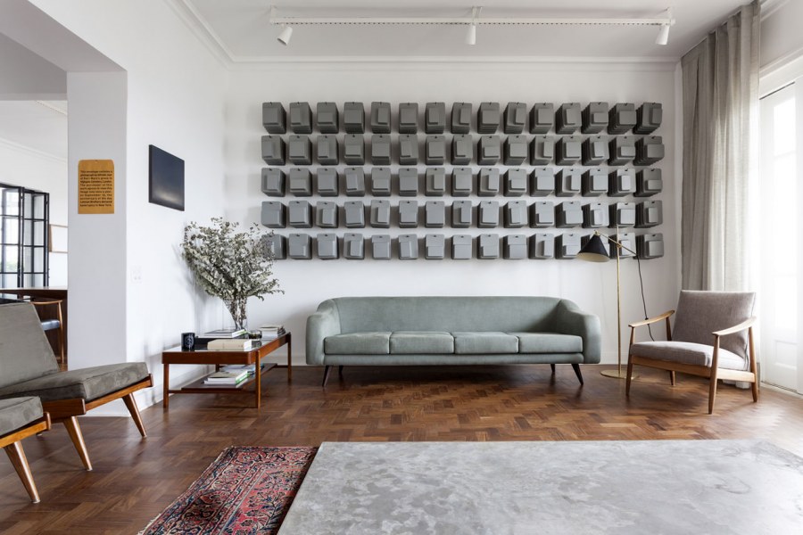 Стиль Баухауз в гостиной