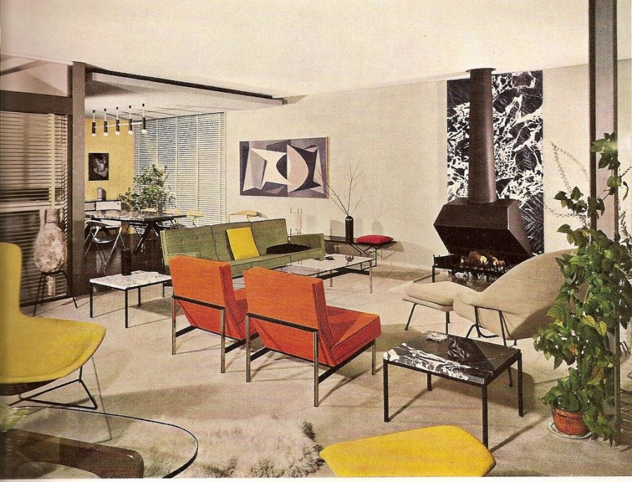 Интерьер в стиле Баухауз 20 века