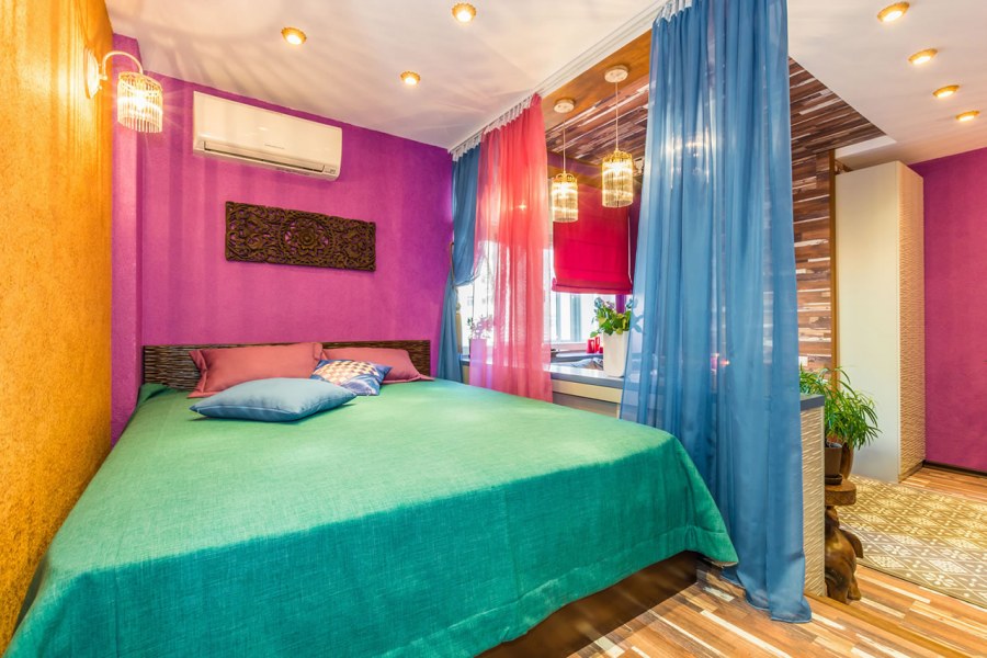 Шёлковая штукатурка в интерьере