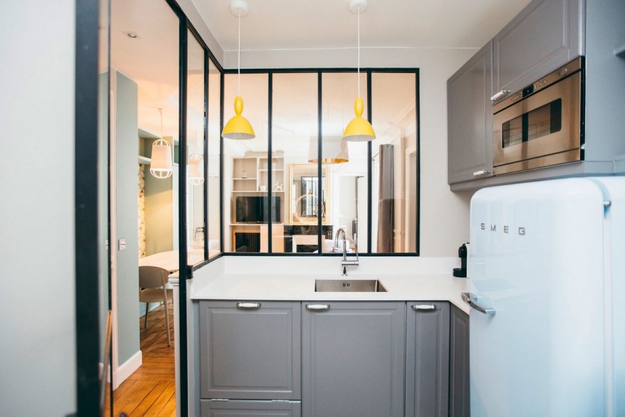 Маленькие кухни в парижских квартирах