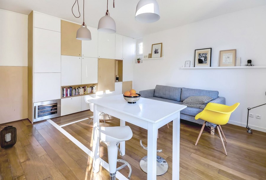 Интерьер студии 30 кв.м