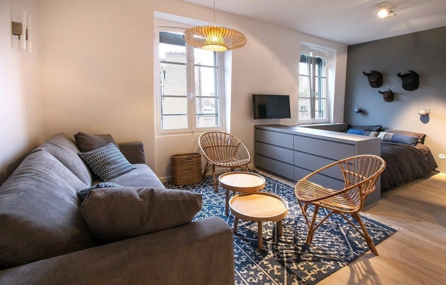 Квартира в 29 квадратным метра интерьер