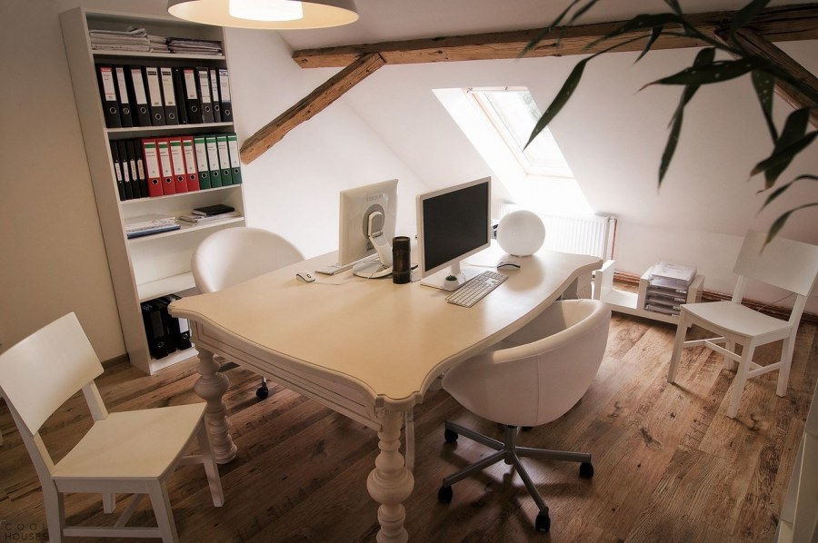 Интерьер маленького креативного офиса