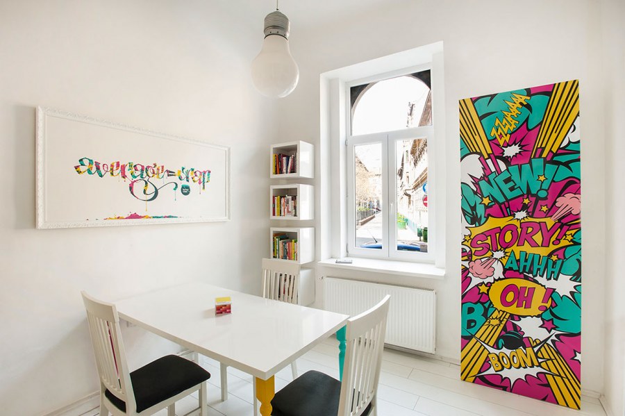 Роспись стен в стиле поп арт