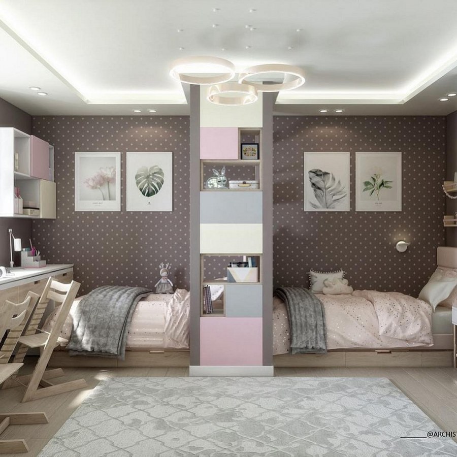 Спальня для двух девочек подростков