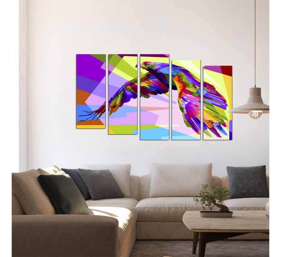 Яркие подушки на диван поп арт