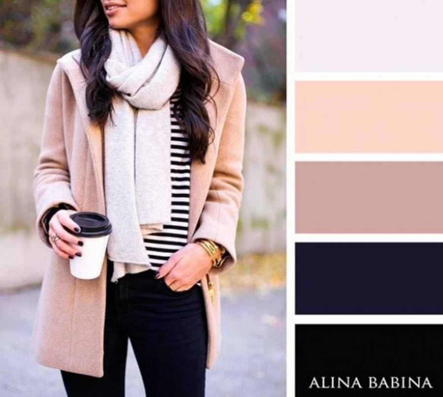 Классическое сочетание цветов в одежде