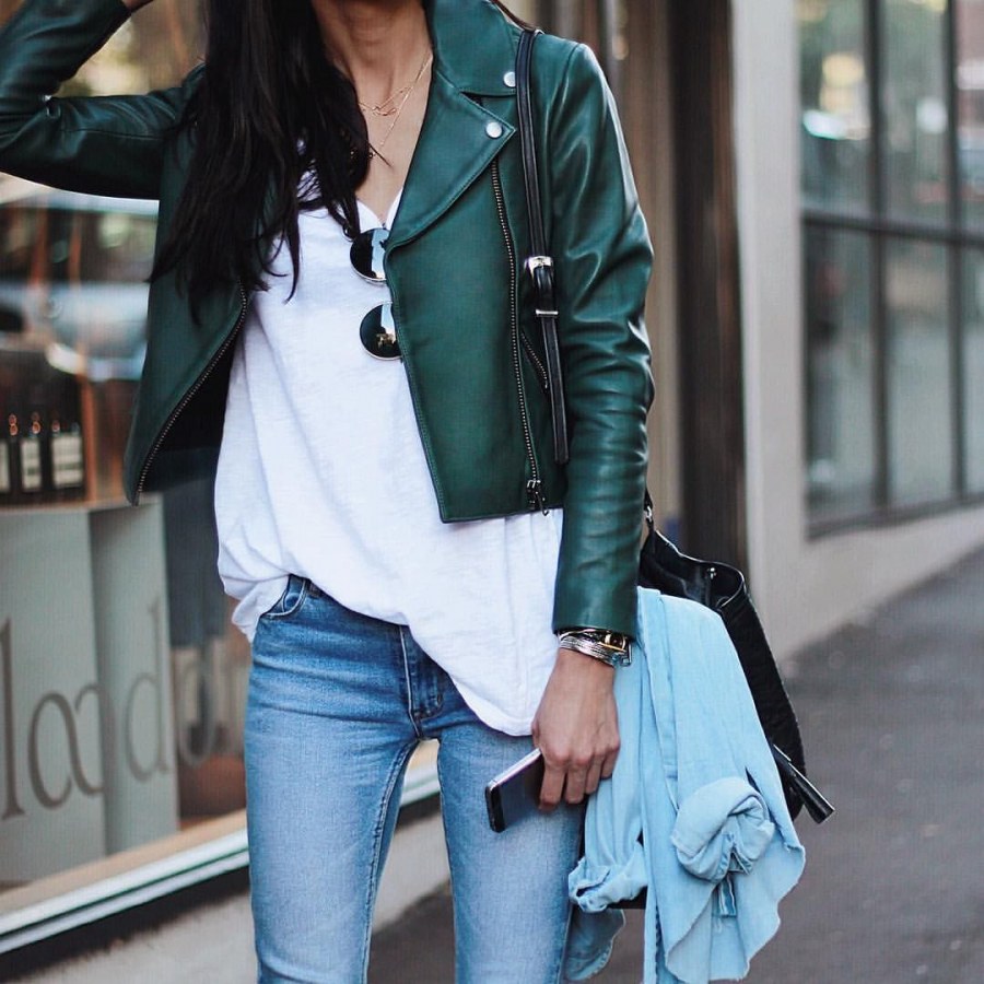 Сине-зеленый цвет в одежде