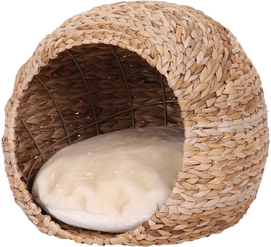 Домик Nobby lasa для кошек, бежевый, 45х45х37 см