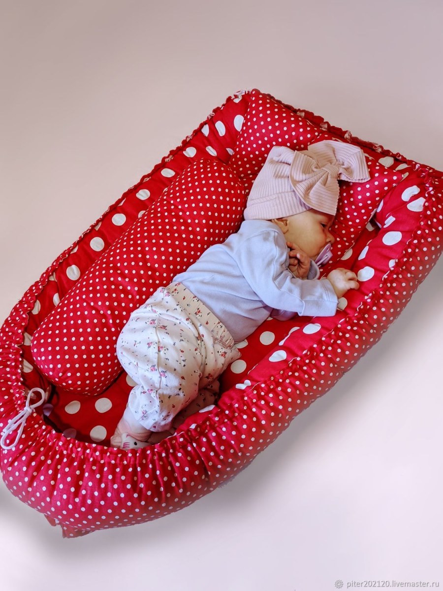Кокон для новорожденных body Pillow гнездышко