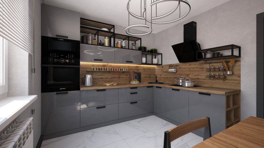 Кухонный гарнитур Леко Аляска