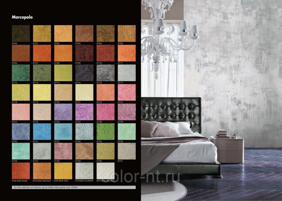 Краска Сан Марко палитра стена