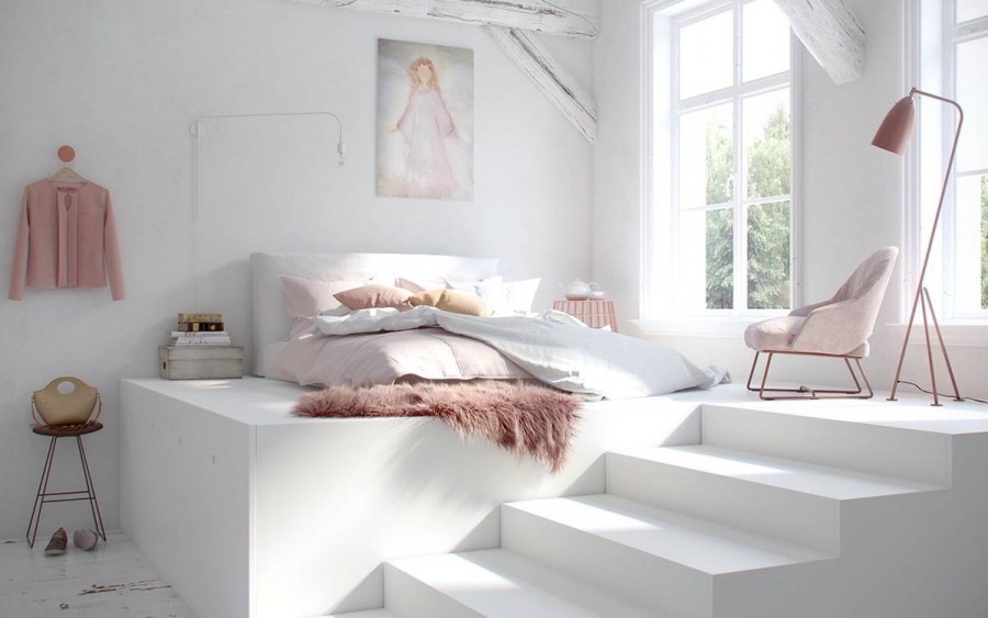 Спальня для девушки Минимализм