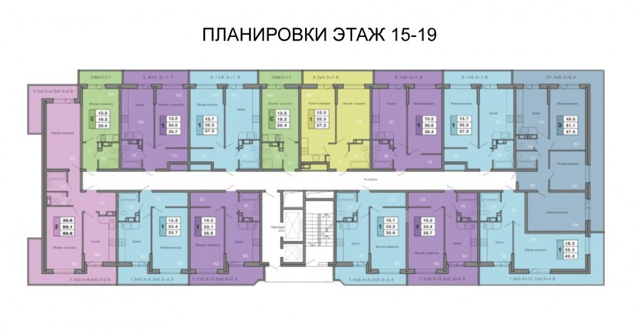 ЖК акварели Краснодар планировки квартир