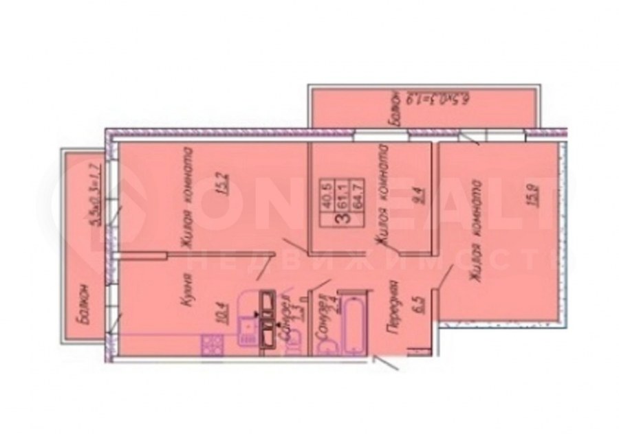 ЖК акварели 2 Краснодар планировки