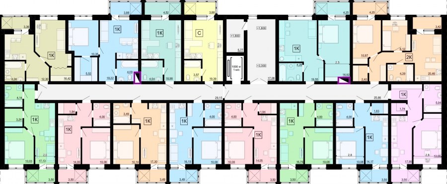 ЖК акварели Краснодар планировки