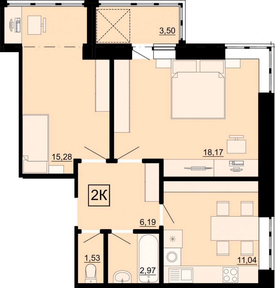 ЖК акварель планировки