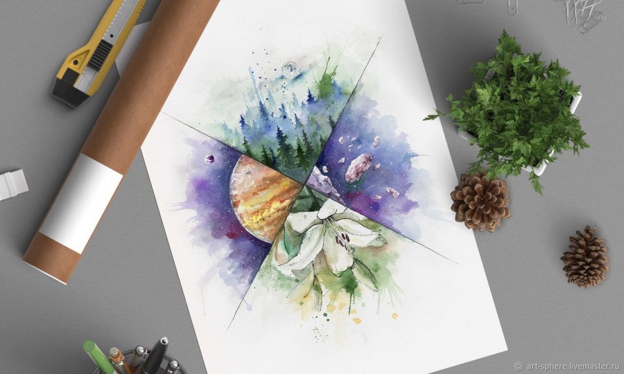 Акварели планировка