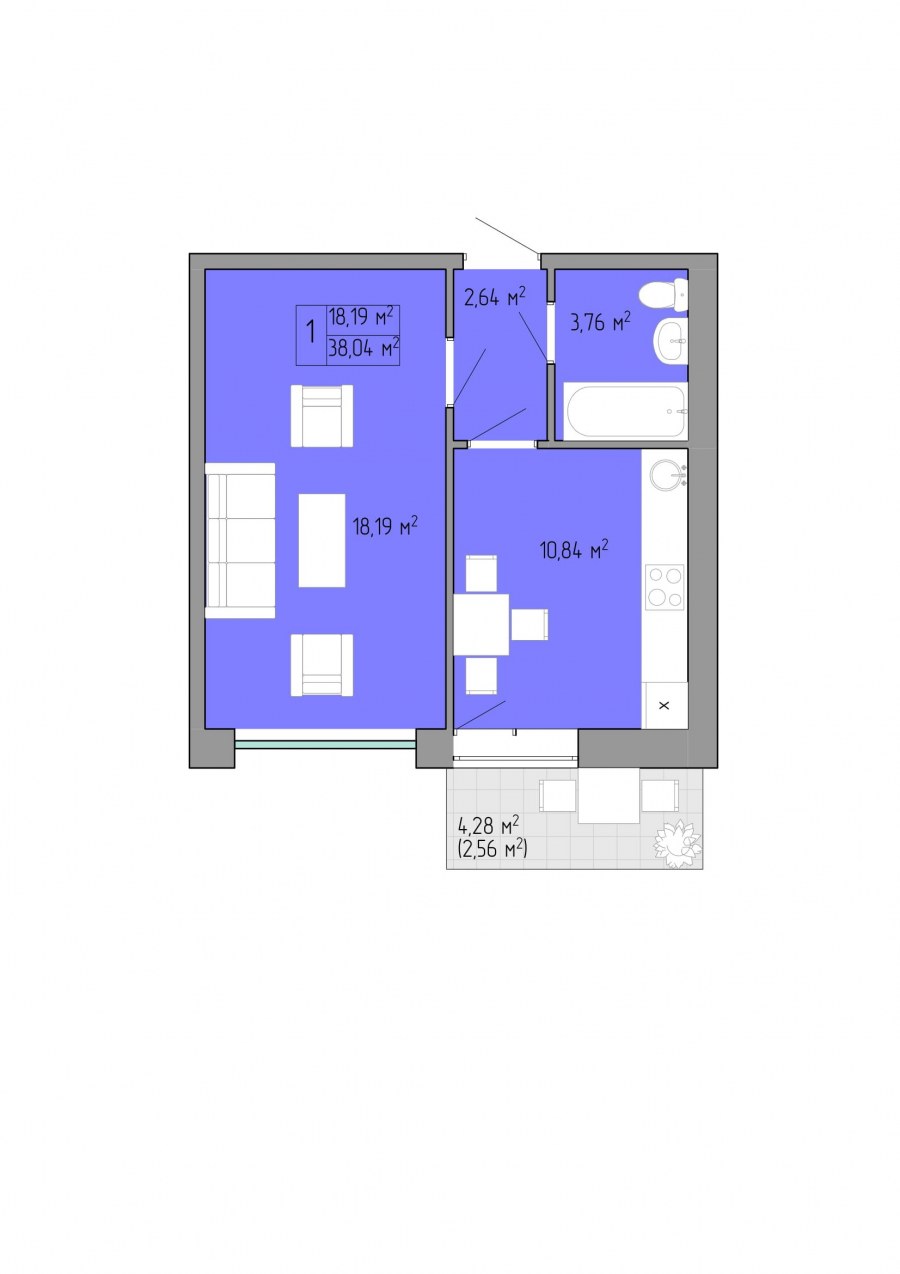 ЖК акварели 2 планировки