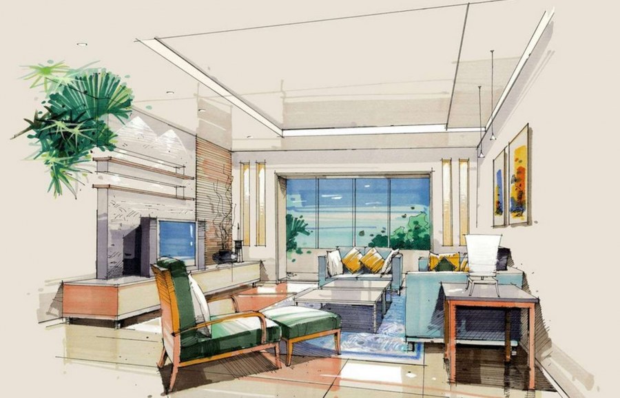 Архитектурные проекты интерьера