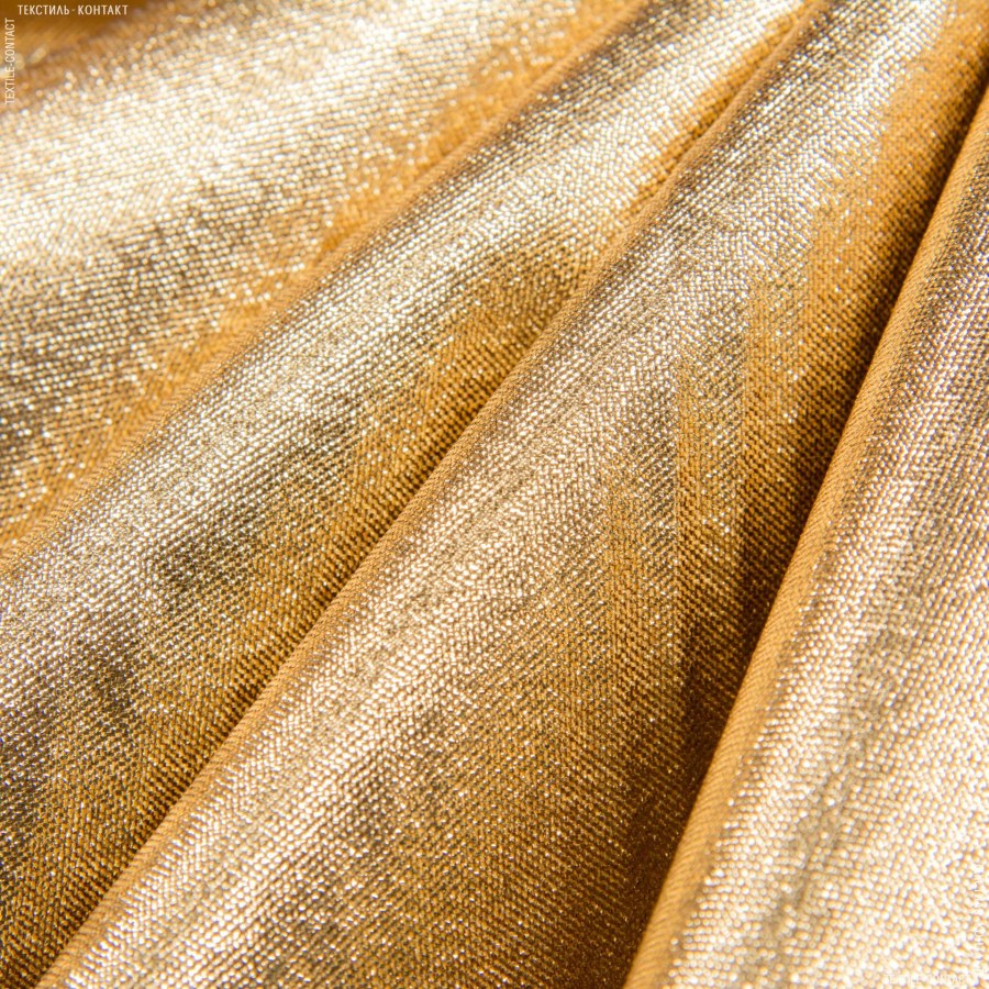 Шторы парча Золотая
