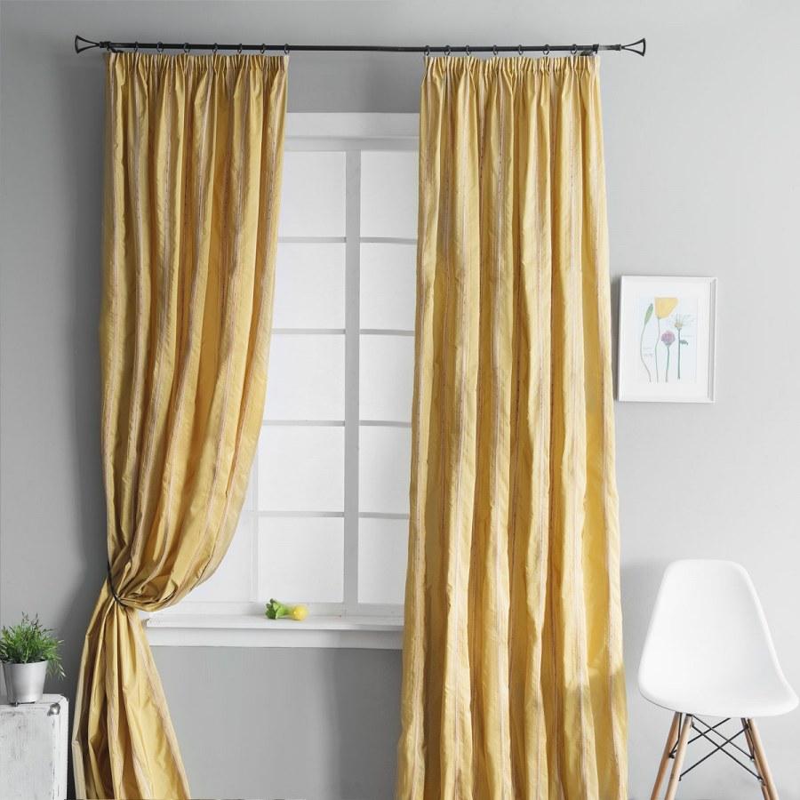 Комплект портьер Орион золотистый