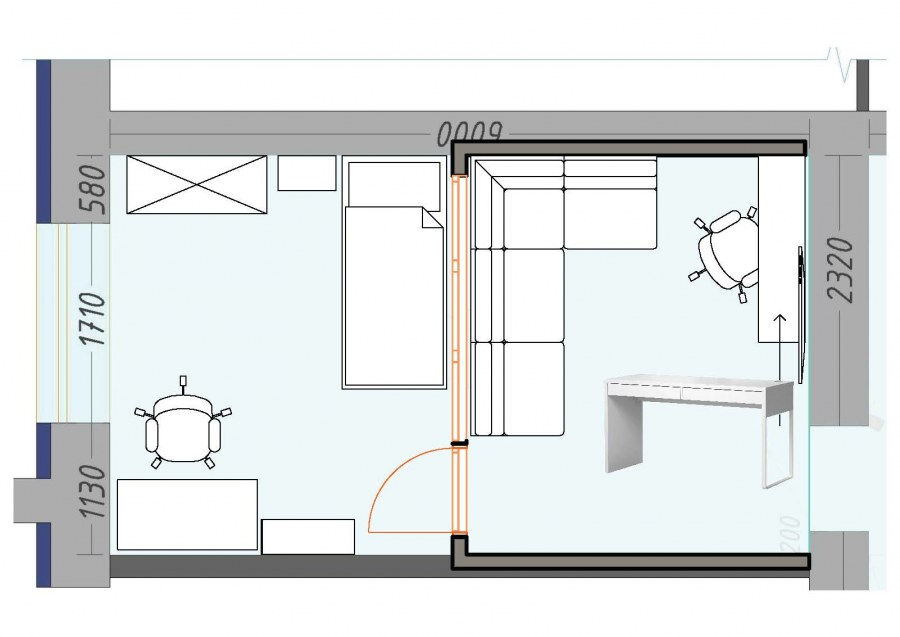 Перепланировка распашонки двушки