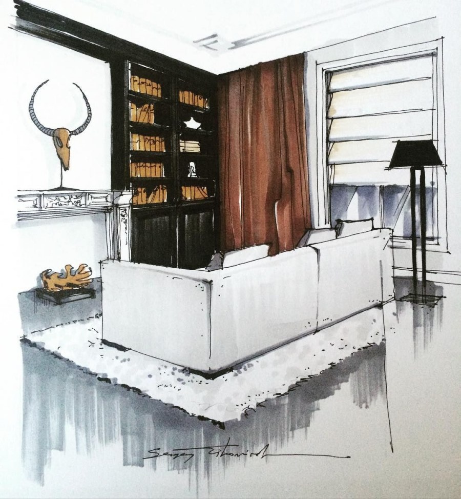 Сергей Тихомиров скетчинг