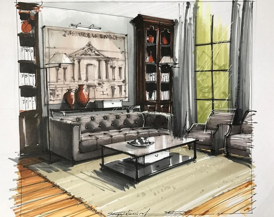 Сергей Тихомиров скетчинг