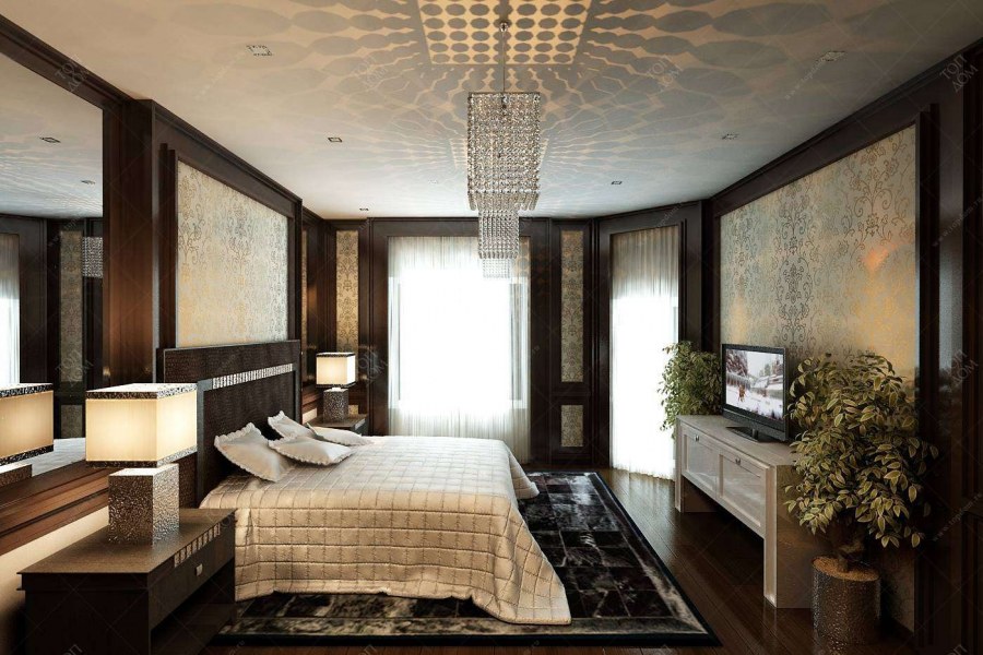 Спальня в коттедже