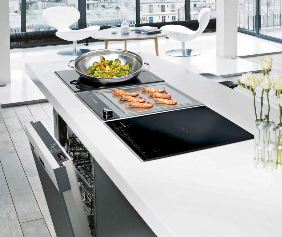 Варочная панель Домино вок