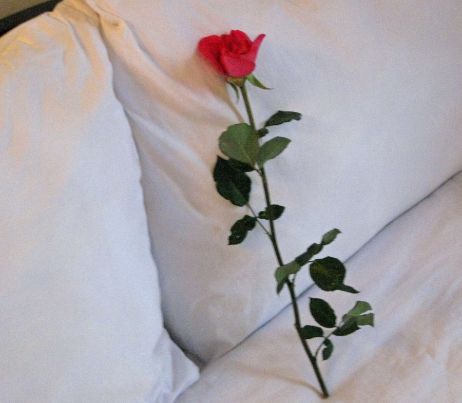 Розы на постели