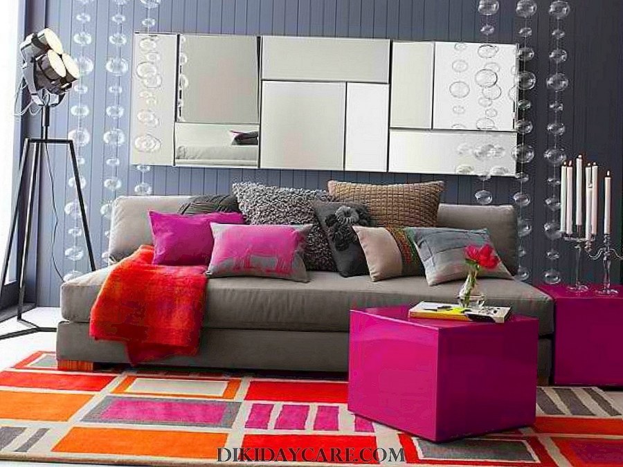 Сочетание с серым цветом в интерьере