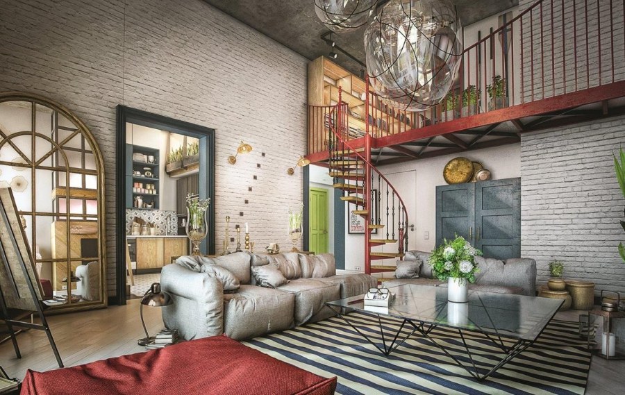 Стиль гранж, Фьюжн, лофт.