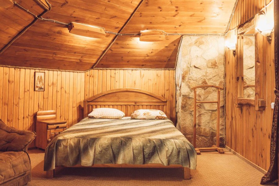 Баня с комнатой на 2 этаже