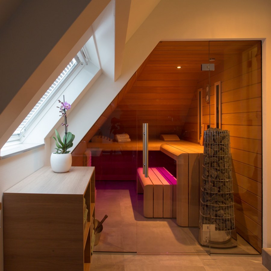 Мансарда в бане интерьер