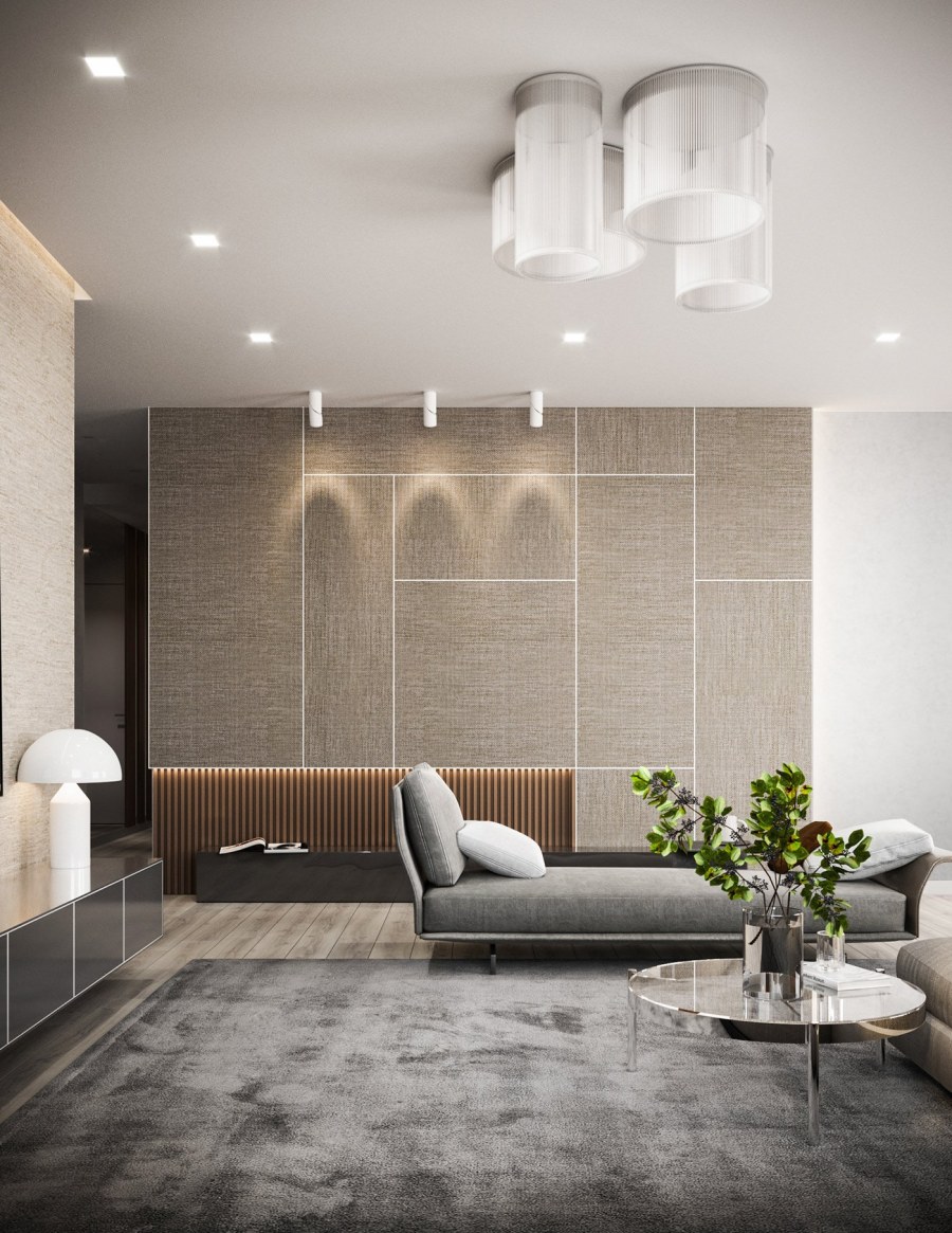 Лаконичный дизайн интерьера квартиры